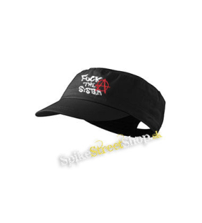 FUCK THE SYSTEM - šiltovka army cap