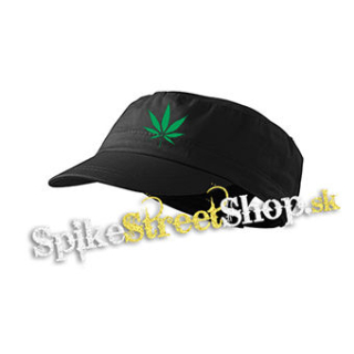 MARIHUANA - Green Leaf - šiltovka army cap