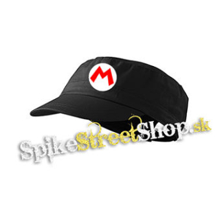 SUPER MARIO - Red Logo Crest - šiltovka army cap