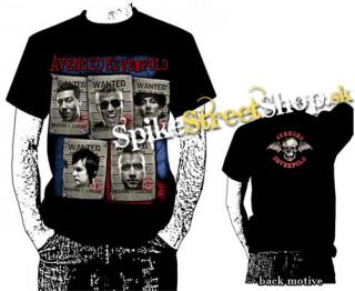 AVENGED SEVENFOLD - Wanted - Dead Or Alive - čierne pánske tričko