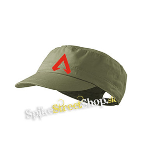 APEX LEGENDS - Red Logo - olivová šiltovka army cap