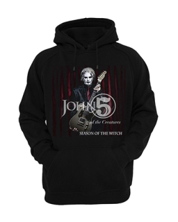 JOHN 5 - Season Of The Witch - čierna pánska mikina KLOKANKA