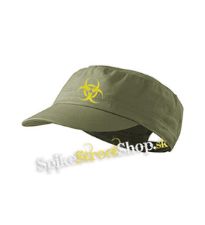 BIOHAZARD - Znak - olivová šiltovka army cap