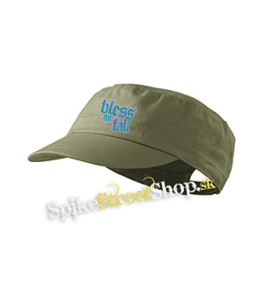 BLESSTHEFALL - Logo - olivová šiltovka army cap