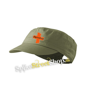 ED SHEERAN + - olivová šiltovka army cap