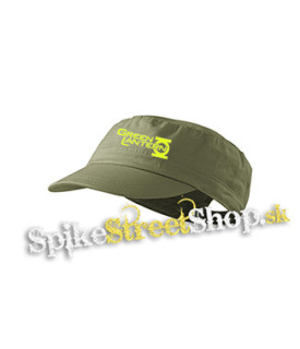 GREEN LANTERN - Logo - olivová šiltovka army cap