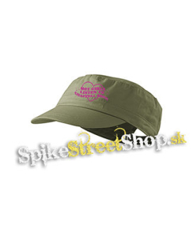 CHAPPELL ROAN - Hot Girls Listen To Chappell Roan - olivová šiltovka army cap