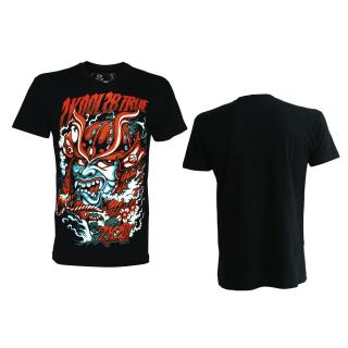 2 KOOL 2B TRUE - Black Samurai Mens Shirt - čierne pánske tričko