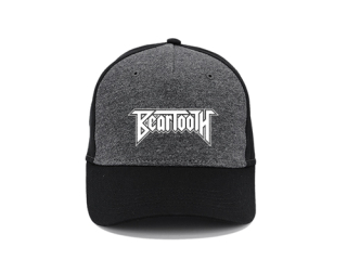 BEARTOOTH - Logo White - šedočierna bavlnená šiltovka