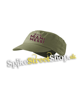 LIONEL MESSI - Miami Messi - olivová šiltovka army cap