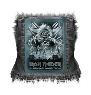 IRON MAIDEN - Burning Ambition Documentary Cover - chrbtová nášivka