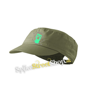 MINECRAFT - Hello I´m Creeper - olivová šiltovka army cap