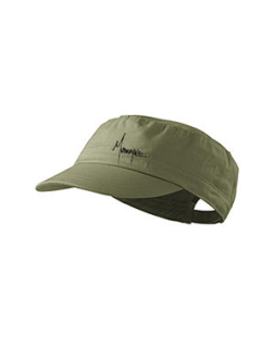 MUDVAYNE - Logo - olivová šiltovka army cap