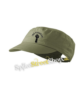 NO PASARAN - olivová šiltovka army cap