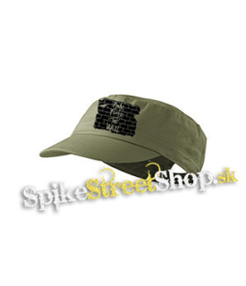 PINK FLOYD - The Wall Vintage - olivová šiltovka army cap