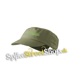 POISON - Logo Green - olivová šiltovka army cap