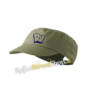 RUMBLEVERSE - Logo CREST - olivová šiltovka army cap
