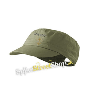 SOILWORK - Gold Anchor - olivová šiltovka army cap
