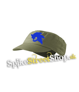 SONIC THE HEDGEHOG - Face - olivová šiltovka army cap