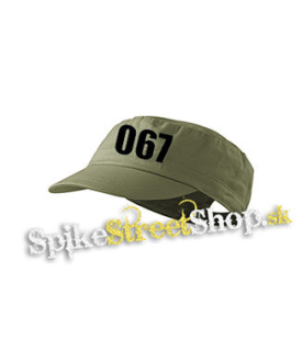 SQUID GAME - 067 - olivová šiltovka army cap