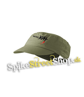 THE GREAT KAT - Logo - olivová šiltovka army cap