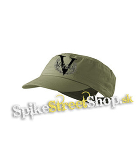 VANNA - Logo - olivová šiltovka army cap
