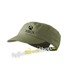 XBOX - Series X - olivová šiltovka army cap