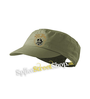 ZZTOP - Gold Man - olivová šiltovka army cap