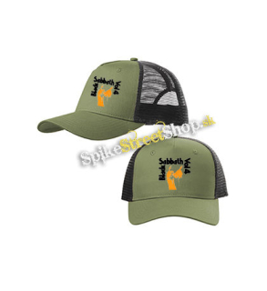 BLACK SABBATH - Vol.4 - olivovočierna sieťkovaná šiltovka model "Trucker Cap"