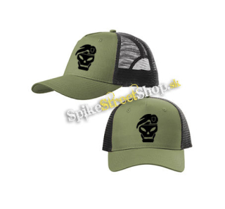 CALL OF DUTY  - Lebka - olivovočierna sieťkovaná šiltovka model "Trucker Cap"