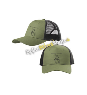 RAGE AGAINST THE MACHINE - Battle Of Los Angeles - olivovočierna sieťkovaná šiltovka model "Trucker Cap"