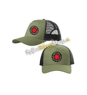 RED HOT CHILI PEPPERS - Asterix - olivovočierna sieťkovaná šiltovka model "Trucker Cap"