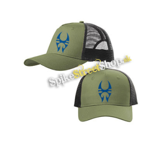 SOULFLY - Blue Crest - olivovočierna sieťkovaná šiltovka model "Trucker Cap"