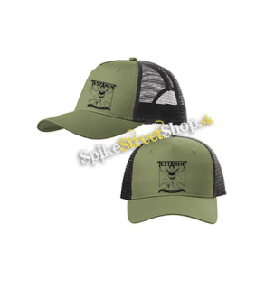 TESTAMENT - 25th Anniversary - olivovočierna sieťkovaná šiltovka model "Trucker Cap"