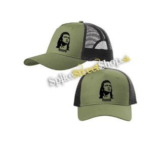 WINNETOU - olivovočierna sieťkovaná šiltovka model "Trucker Cap"