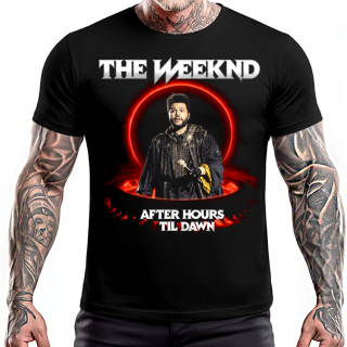THE WEEKND - After Hours Til Dawn SHINE POSTER - čierne pánske tričko