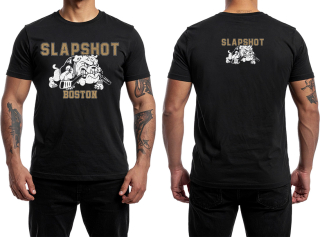 SLAPSHOT - Boston - čierne pánske tričko