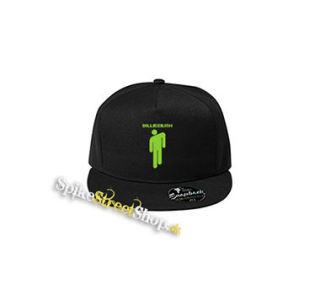 BILLIE EILISH - Stickman Logo Green - čierna šiltovka model "Snapback"