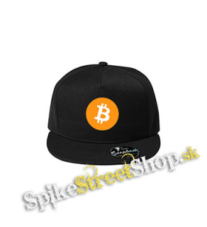 BITCOIN - Crest - čierna šiltovka model "Snapback"