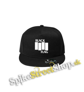 BLACK FLAG - Logo Crest - čierna šiltovka model "Snapback"