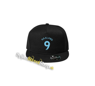 ERLING HAALAND - 9 BLUE - čierna šiltovka model "Snapback"