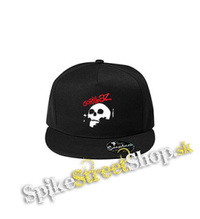 GORILLAZ - Skull - čierna šiltovka model "Snapback"