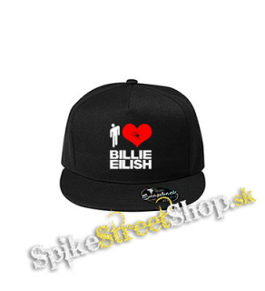 I LOVE BILLIE EILISH - čierna šiltovka model "Snapback"