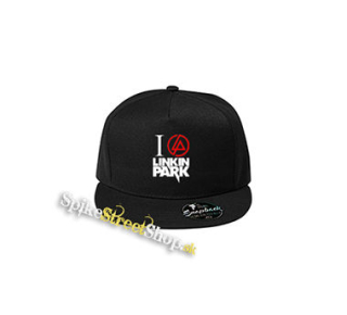 I LOVE LINKIN PARK - Crest Motive - čierna šiltovka model "Snapback"