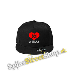 I LOVE MARCUS & MARTINUS - Motive 2 - čierna šiltovka model "Snapback"