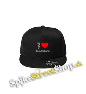 I LOVE TOM HOLLAND - čierna šiltovka model "Snapback"