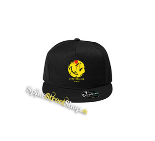 KEEP SMILING ALWAYS - čierna šiltovka model "Snapback"