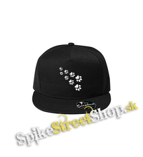 LABKY - PAWS - čierna šiltovka model "Snapback"