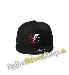LENIN - čierna šiltovka model "Snapback"