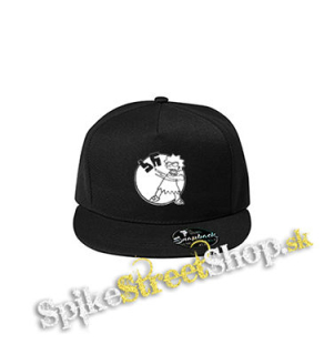 LÍZA SIMPSON - Antifa Motive - čierna šiltovka model "Snapback"